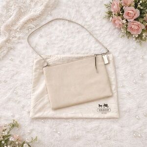 Coach 29461 Bleecker Cream Leather Crossbody Bag Like New